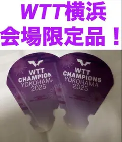 WTTチャンピオンズ横浜　会場限定応援グッズ　2枚セット　新品未使用品！