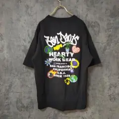 【美品】(L) ベンデイヴィス 半袖シャツ ビックプリント ストリート