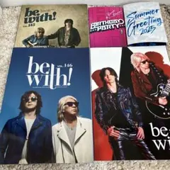 B'z 会報　3冊セット　バースデーカード&暑中見舞い付き