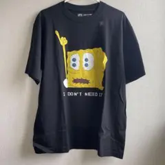 未使用! UNIQLO ユニクロ　スポンジボブUTシャツメンズLサイズ　タグ付き