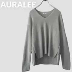 SUPER HARD TWIST RIB KNIT V-NECK PO