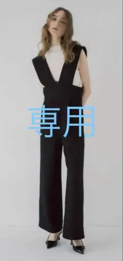 maison de dolce. ドルチェ　ツイードサロペット maison de Dolce. メゾンドドルチェ ツイードサロペットパンツ