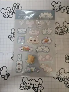 新品未使用WAKKA de IKKAイッカネズミのぷっくりシールわっかでいっか