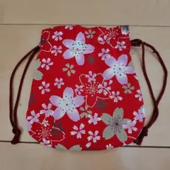 桜柄 巾着