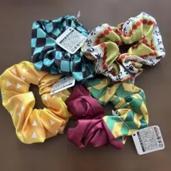 鬼滅の刃　シュシュ4個セット
