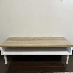 ナチュラルウッド ホワイト テレビボード
