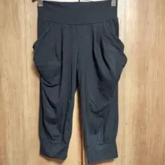 【七 Qi FASHION】レディース　カジュアルパンツ　M　黒