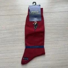 Polo Ralph Lauren バーガンディ ソックス 25-27cm
