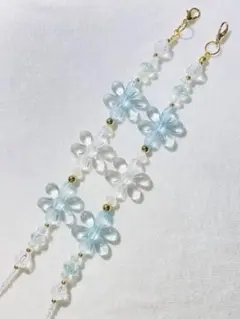 Flower #L キッズ用マスクストラップ / グラスコード