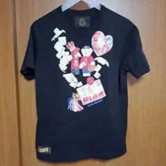 カールヘルム　半袖 Tシャツ　黒　カール君　くまプリント　美品　ポストマン