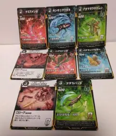 蟲神器　R,Nカード8枚セット