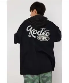 新品RODEOCROWNSJerseyhoodedshirt半袖フーディシャツ