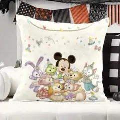 ダッフィーフレンズ　ミッキー　クッションカバー　1枚