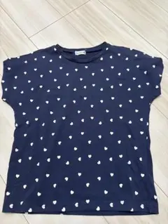 ブランシェス　ハートドット柄Tシャツ