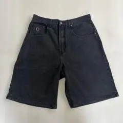TOMMY HILFIGER ブラックショートパンツ フェード