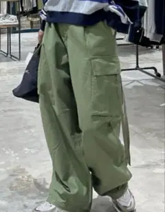 美品 niko and... ストリングカーゴパンツ F