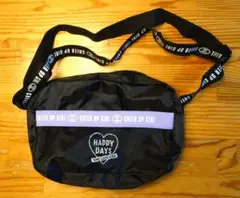 Happy Days　 メッシュショルダーバッグ 黒　キッズ用
