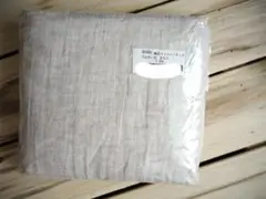 【CHECK&STRIPE】幅広コットンリネンダブルガーゼ　きなり1m