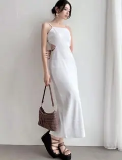 【新品】リゼクシー ロングキャミワンピース GRL moussy SLY