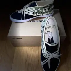 新品GRAVIS QUARTERS YUSUKEアートスニーカー