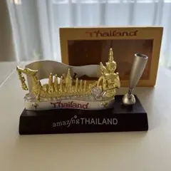 タイ 置物 ペン立て 箱付 自宅保管品 amazing Thailand お土産
