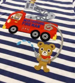 ミキハウス　ベビー長袖Tシャツ　カットソー　90cm