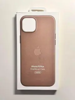 【新品】純正 iPhone 15 Plus ファインウーブンケース・トープ①