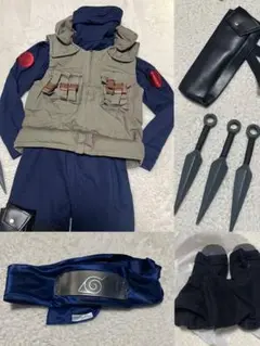 NARUTO 上忍 中忍 コスプレ衣装一式 アニメ公式コスチューム NARUTO 上忍・中忍【コスチューム