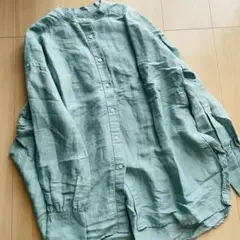 IENA ラミーリヨセル バックギャザーシャツ
