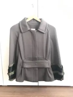 NINA RICCI ニナリッチ ウールコート カーキ 美品