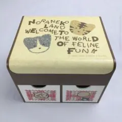 希少 1989年 サンリオ ノラネコランド ミラー付小物入れ