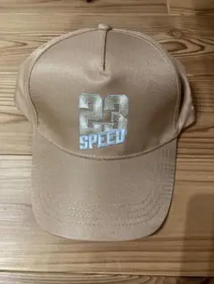 ソフトバンクホークス 周東 背番号23 SPEED ベージュキャップ