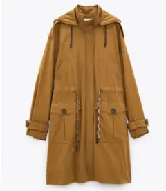 新品タグ付⭐︎ZARA オーバーサイズモッズコートロングコート耐水性