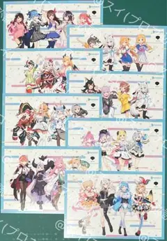 Hello hololive　渋谷TSUTAYA　購入特典ポスカ　コンプセット