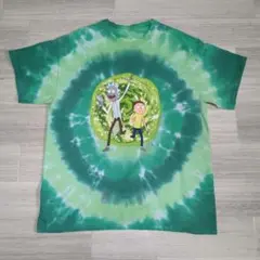 タイダイ Rick and Moety プリントTシャツ Lサイズ
