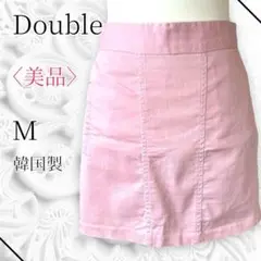 美品　Double ドゥーブル　ミニスカート　台形　カジュアル　大人かわいい