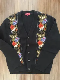 Supreme 19AW floral stripe cardigan 黒　M 楽天市場】【中古】シュプリーム Supreme Floral Stripe