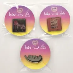 『　hide　PSYENCE他　3個セット　ピンバッジ』ピンズカプセル　匿名配送