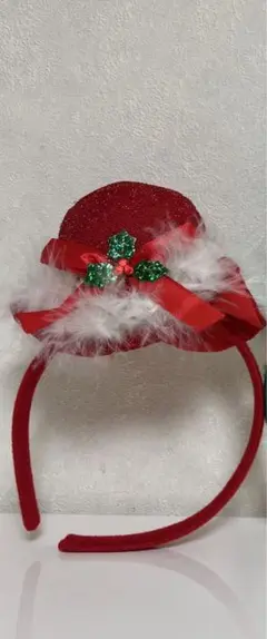 カチューシャ  クリスマス　サンタ