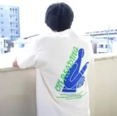 ONREADING バックプリントTシャツ 半袖 Mナチュラル※廃盤カラー