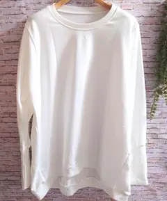 SHINYco.LTD　シャイニー　トレーナー　長袖　ホワイト　XLサイズ