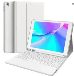 iPad用 Bluetooth キーボード カバー付 ホワイト