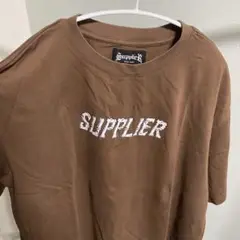 Supplier ブラウン Tシャツ クロス