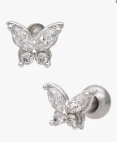 バタフライデザイン ピアス 14G/16G
