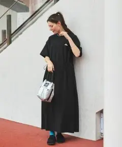 KELTY/ケルティ 別注 ドロストデザインストレッチワンピース