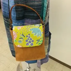 柿渋染めスマホショルダー