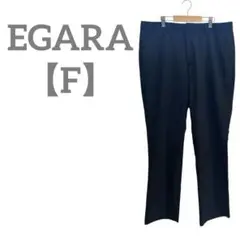匿名配送✨EGARA 【F】スラックス ブラック ペイズリー柄