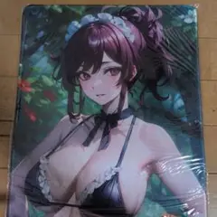 オリジナル プレイマット　制服 美少女 コスプレ 女子学生 ビキニ 巨乳