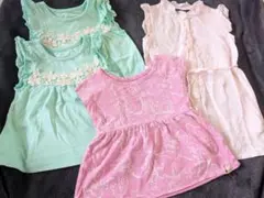 女の子トップス＆ワンピースセット
