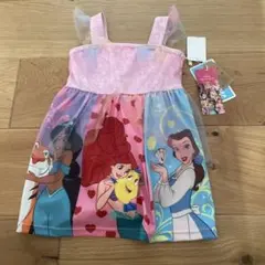 リトシー　しまむら　ディズニープリンセス　水着　ワンピース　100